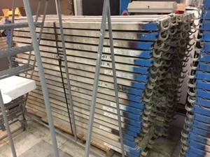 lot 215 image: 6 Louisville 7ft Aluminum Scaffold Planks