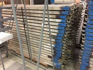 lot 216 image: 6 Louisville 7ft Aluminum Scaffold Planks