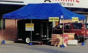 E-Z Up instant shelter pop up canop...