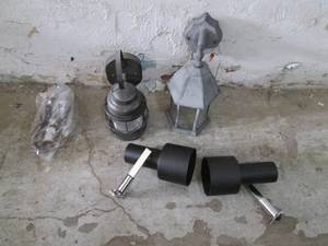Vintage exterior light fixtures plu...