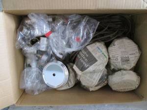 Never used metal can lamp in origin...