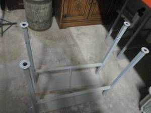 Set of heavy duty metal table legs...