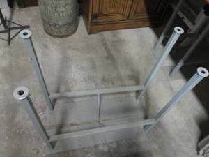 Set of heavy duty metal table legs...