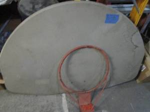 Very heavy full size aluminum baske...