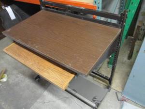 Adjustable height rolling work stat...