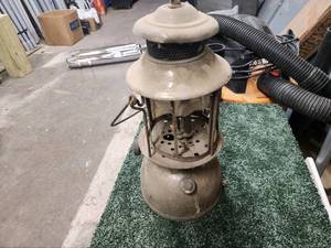 Old antique gas lantern, cool looking wall hanger