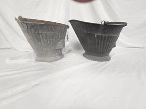 lot 26 image: Vintage Coal Buckets