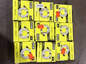 Lot of RYOBI EZClean Power Cleaner 20 ft. Pressure Washer Hose  Customer Returns See Pictures