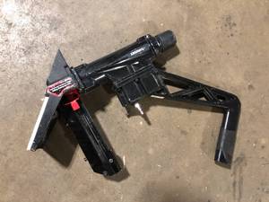 Husky Pneumatic 3-in-1 15.5-Gauge and 16-Gauge 2 in. Flooring Nailer and Stapler with Quick Jam Release  Customer Returns See Picture