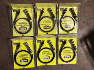 Lot of RYOBI EZClean Power Cleaner 6 ft. Flexible Wand Customer Returns See Pictures