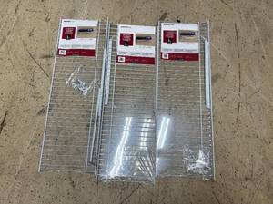 3 Closet Maid Wire Shelf Kits