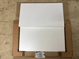 Easy Track RS1423 24-Inch Closet Shelf, White, 2-Pack
