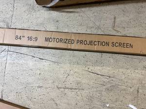 84 Motorized Projection Screen