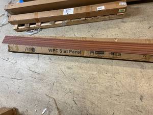 8ct Pack of Art 3D WPC Slat Wall Panels