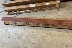 8ct Pack of Art 3D WPC Slat Wall Panels