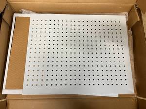 Husky 52in-72in Adjustable Stainless Steel Pegboard
