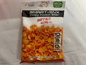 12 Bags of Smart-Snx Crispy Protein Bites - Buffalo Blue Cheese