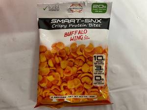 12 Bags of Smart-Snx Crispy Protein Bites - Buffalo Blue Cheese
