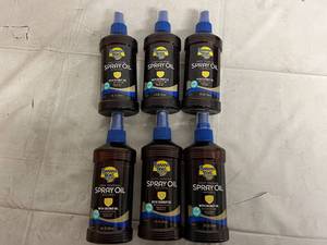 6 Bottles of Banana Boat Deep Tanning Spray Oil - 4 SPF