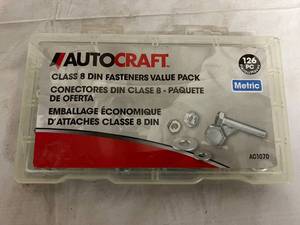 126 Piece Set of Autocraft Class 8 Fasteners