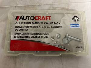 126 Piece Set of Autocraft Class 8 Fasteners