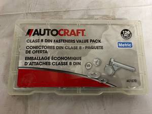 126 Piece Set of Autocraft Class 8 Fasteners