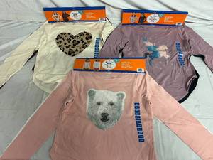 6 Members Mark Girls T-Shirts - Size 1012