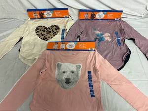 6 Members Mark Girls T-Shirts - Size 1012