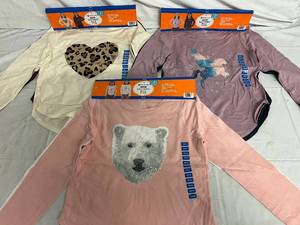 6 Members Mark Girls T-Shirts - Size 1012