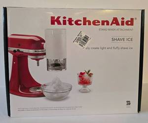 lot 75 image: New in Box KitchenAid Ice Shaver Attachment