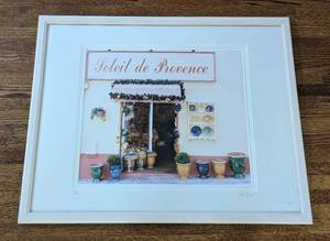 lot 133 image: Framed Soleil de Provence Photo Print