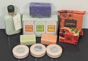 lot 124 image: Assorted French Hand Soaps and Lotion