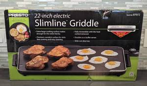lot 187 image: New Presto 22 Slimline Electric Griddle