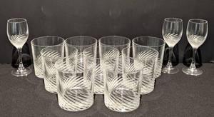 lot 107 image: J.G. Durand Spiral Cut Crystal Glassware