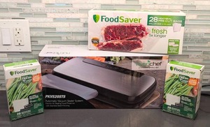 lot 91 image: New NurtiChef Food Vacuum Sealer and Bags