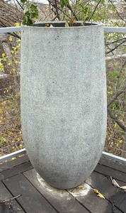lot 202 image: Giant Cement Planter