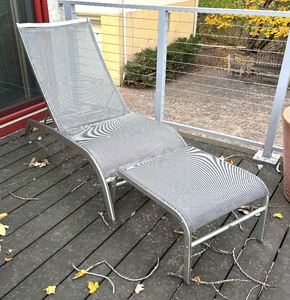 lot 203 image: Indecasa Lounge Chair with Ottoman