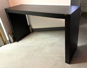 lot 226 image: Black Console Table