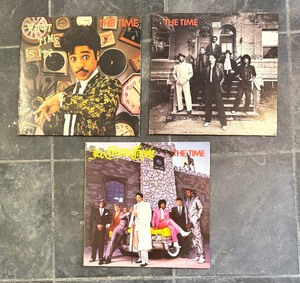 lot 231 image: Three Record Albums by The Time including Ice Cream Castle, What Time Is It and More