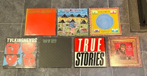 lot 232 image: Seven Record Albums by Talking Heads including True Stories, Naked, Speaking in Tongues and More