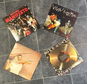 lot 101B image: Four Record Albums by Roxy Music including Fleah & Blood, Viva, Manifesto and More