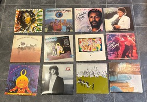 lot 250B image: 12 Record Albums by Kenny G, Michael Jackson, Ziggy Marley, Joni Mitchell and More