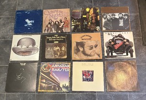 lot 261B image: 12 Records Albums by Elton John, David Bowie, Manhattan Transfer and More