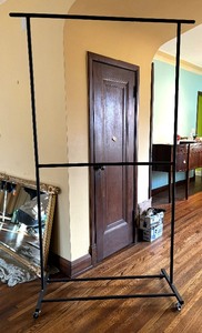 lot 342 image: Tall Hanging Clothing Rack