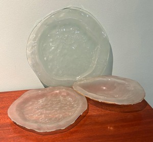 lot 348 image: Vintage Glass Platters and Bowl