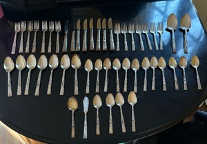 lot 352 image: Community Silver Plated Flatware Grouping
