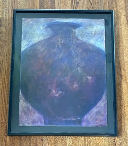 lot 355 image: A Strong and Goodly Vessel Original Acrylic on Paper Painting by Carolyn Brunille