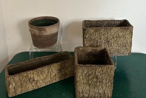 lot 310 image: Rustic Plant Pots