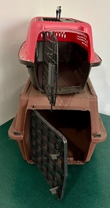 lot 313 image: Two Small Animal Carriers