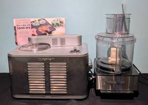 lot 171 image: Cuisinart Ice Cream Maker and Food Processor